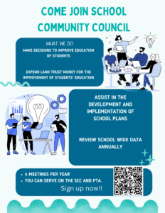 Come Join School Community Council