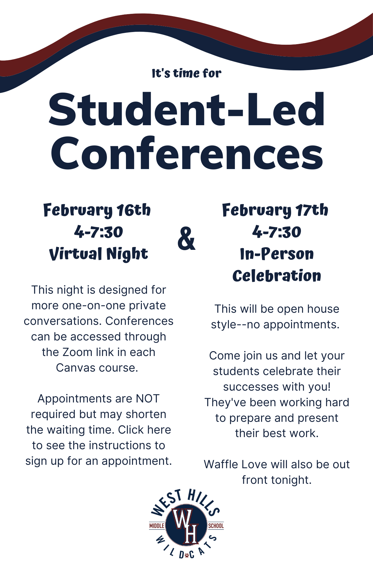 It's time for Student-Led Conferences!