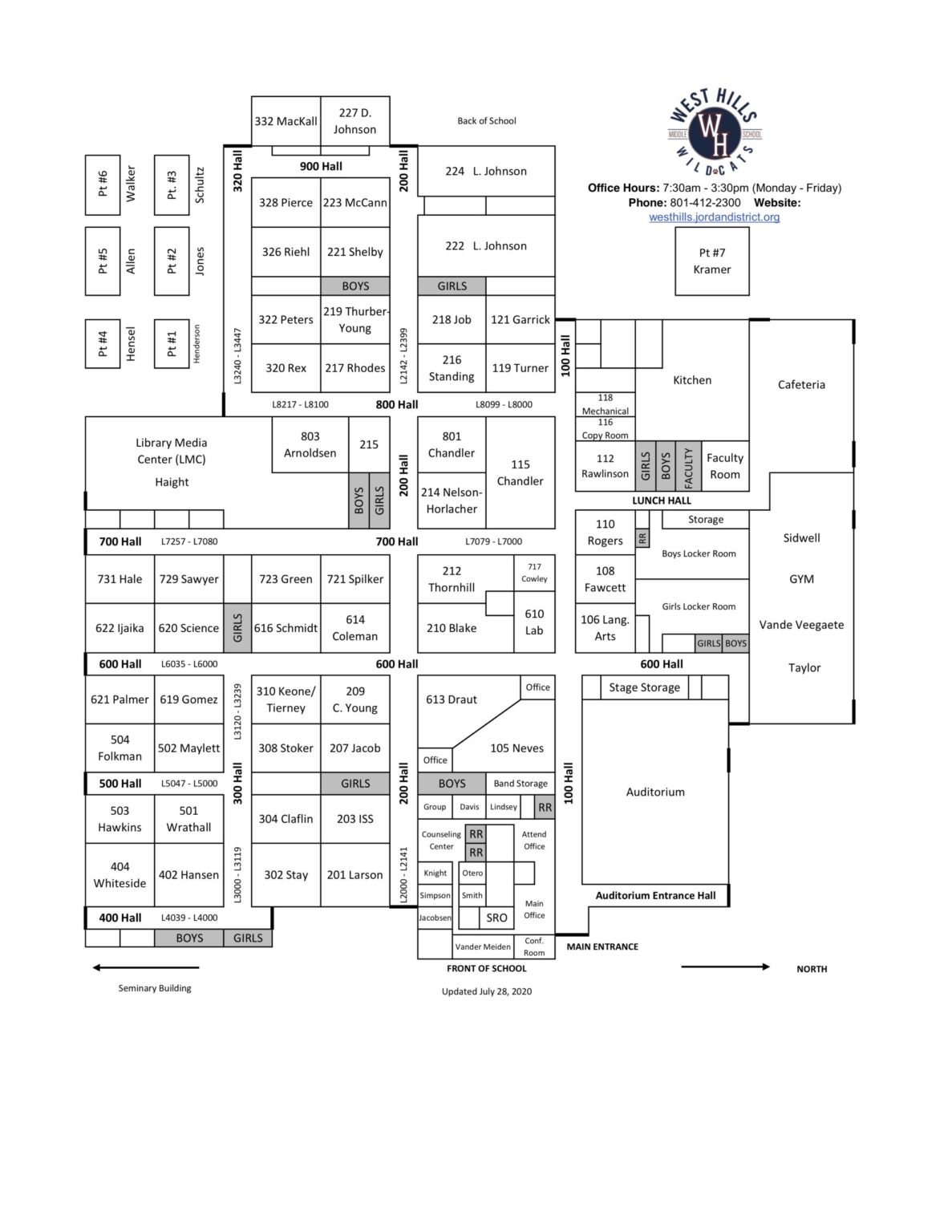 WHMS SCHOOL MAP 2021 (BB) West Hills Middle