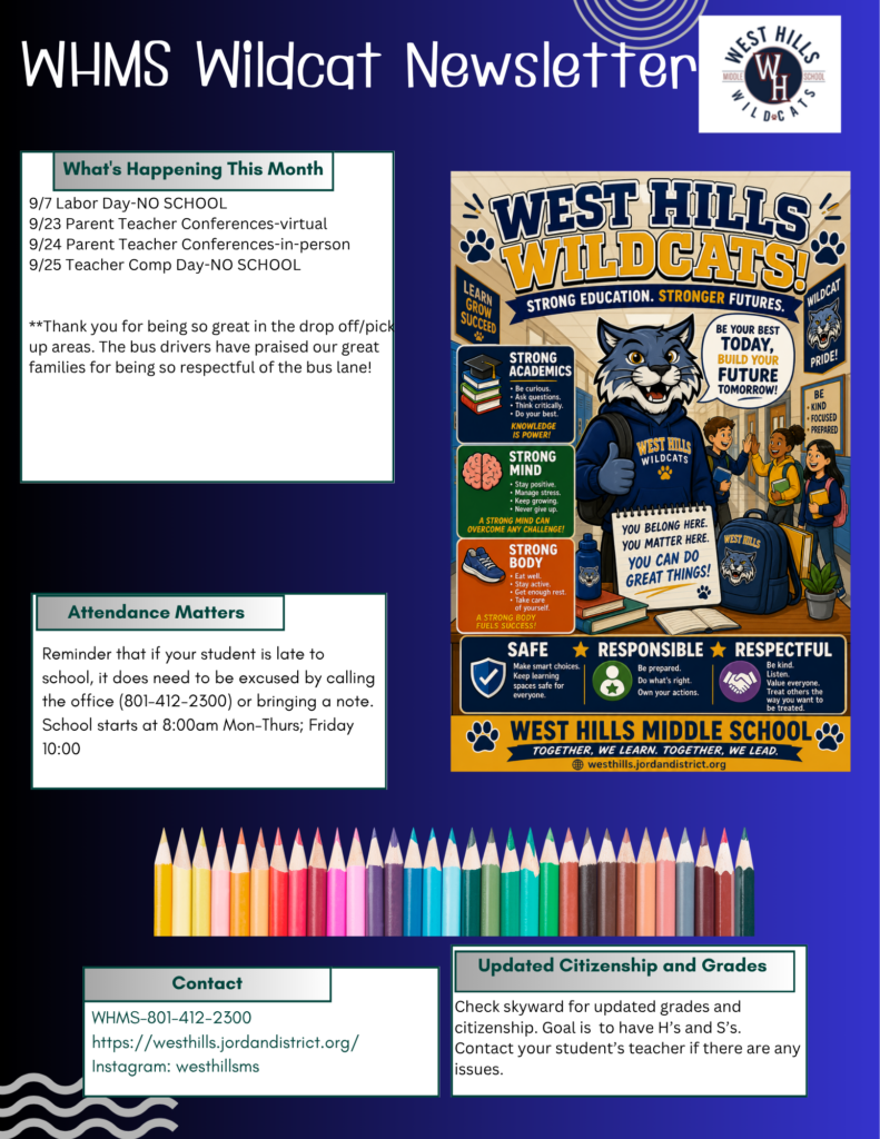 WHMS Wildcat Newsletter